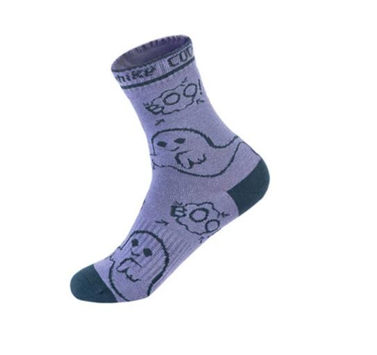 Calcetin Wmn's Flower Sock - Color: Morado