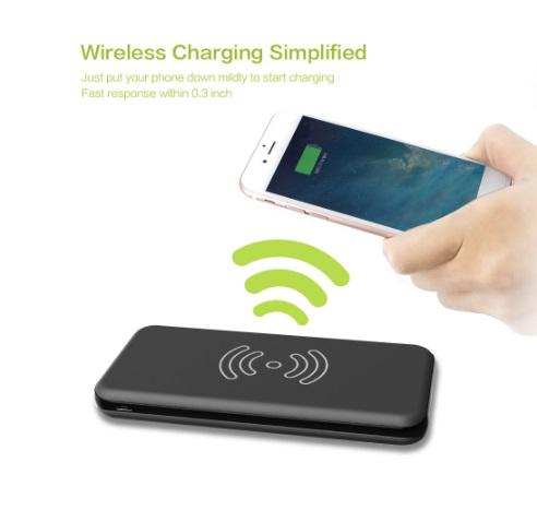 Bateria Wireless Charging 10000mAh