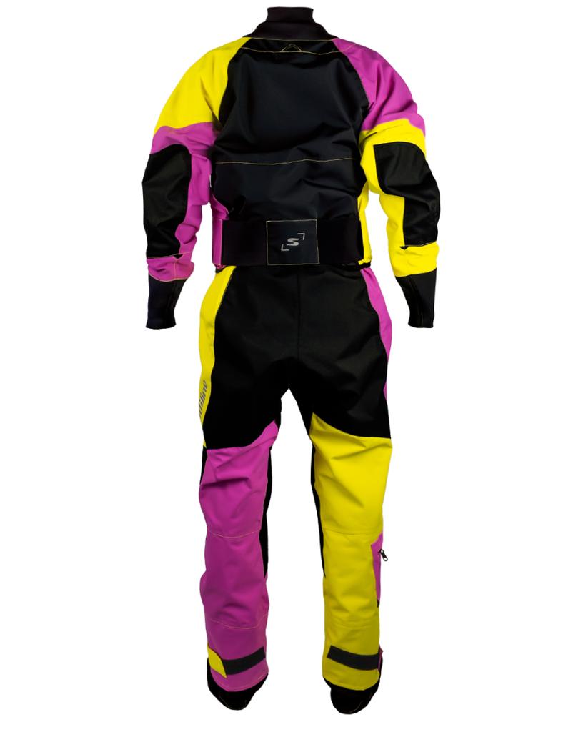 Miniatura Traje Seco Wmn Extreme 4L - Color: Rosado/Amarillo/Negro, Género: Mujer