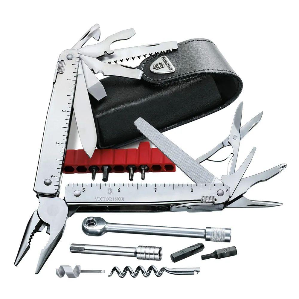 Navaja Swisscard X Plus Ratchet color Plata Victorinox