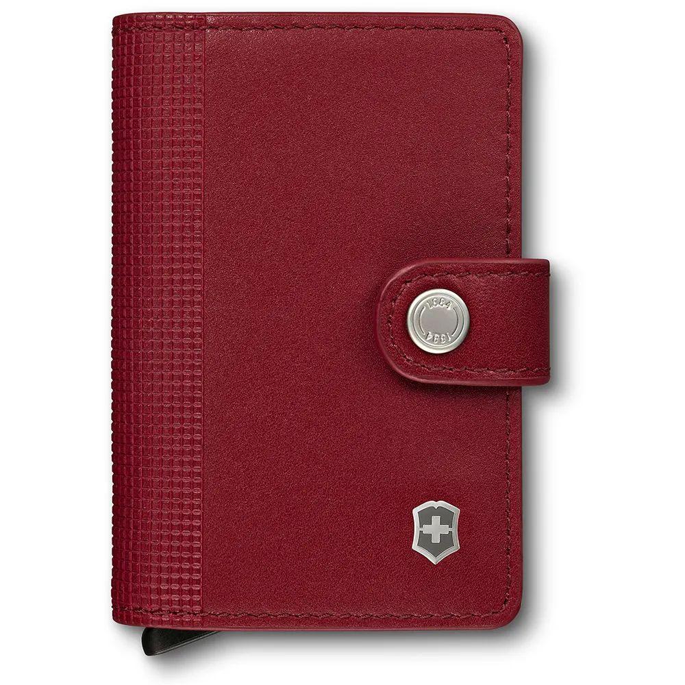 Billetera de cuero Altius Secrid color rojo Victorinox