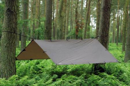 Miniatura Toldo Tarp 3.5 x 3.5 - Color: Cafe