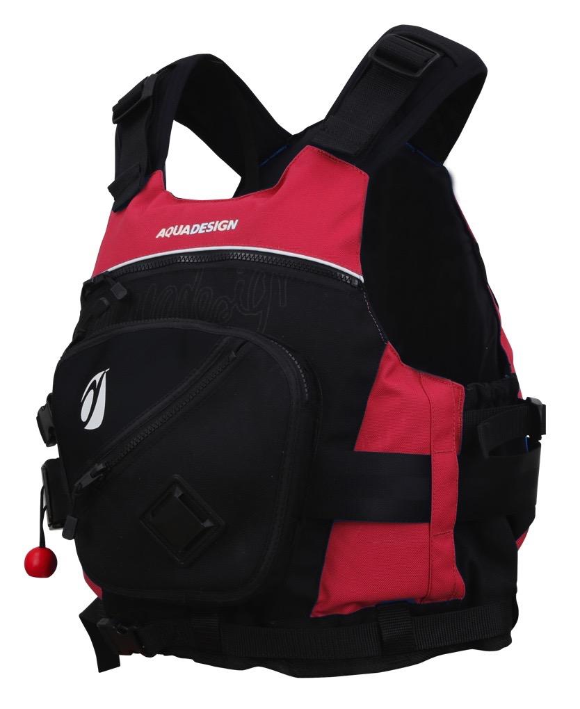 Chaleco Salvavidas Upano Rescue - Color: Rojo/Negro