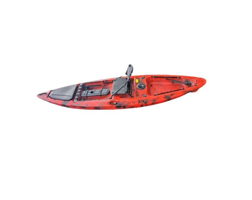 Miniatura Kayak de Pesca Whale 13 - Color: Rojo/Negro