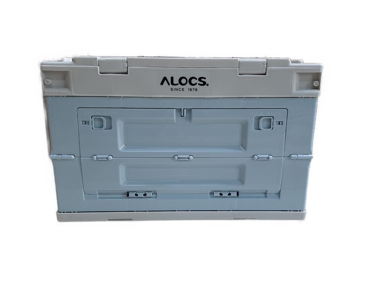 Miniatura Caja Plegable Folding Storage Box 50L - Color: Celeste/Gris