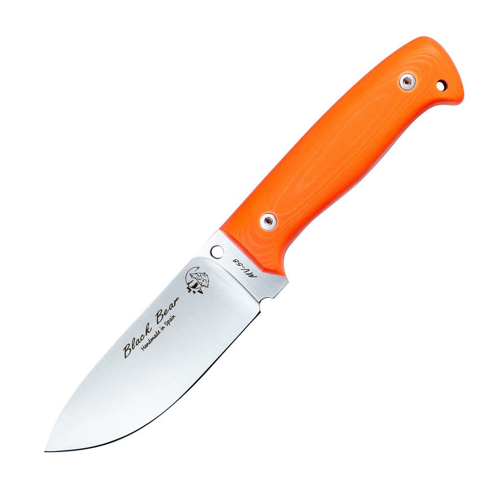 Cuchillo JVA Black Bear - Color: Naranja