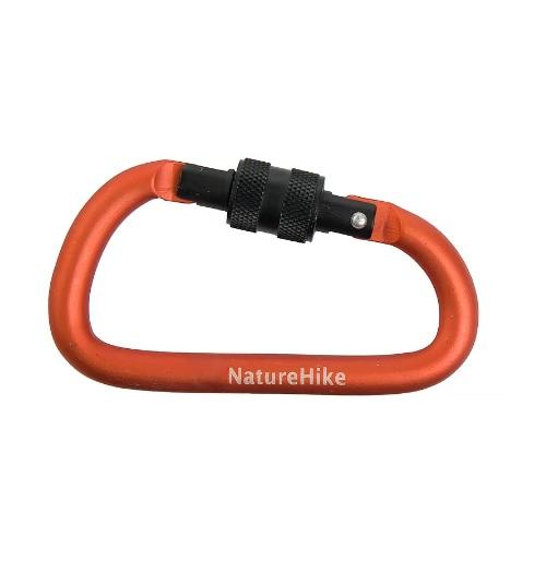 Mosqueton D Multifunctional 8 w/Lock - Color: Naranja