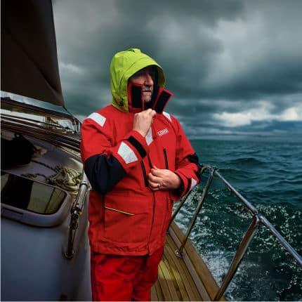 Miniatura Chaqueta Coriolis Offshore Sailing Jacket - Color: Rojo