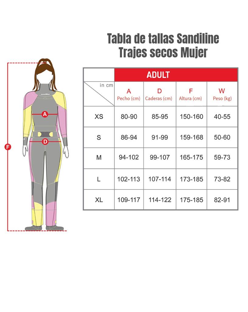 Traje Seco Wmn Extreme 4L -