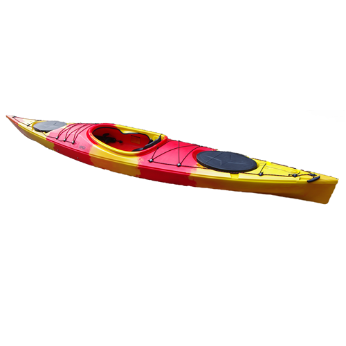 Miniatura Kayak Swift 14 c/timon - Color: Amarillo/Rojo