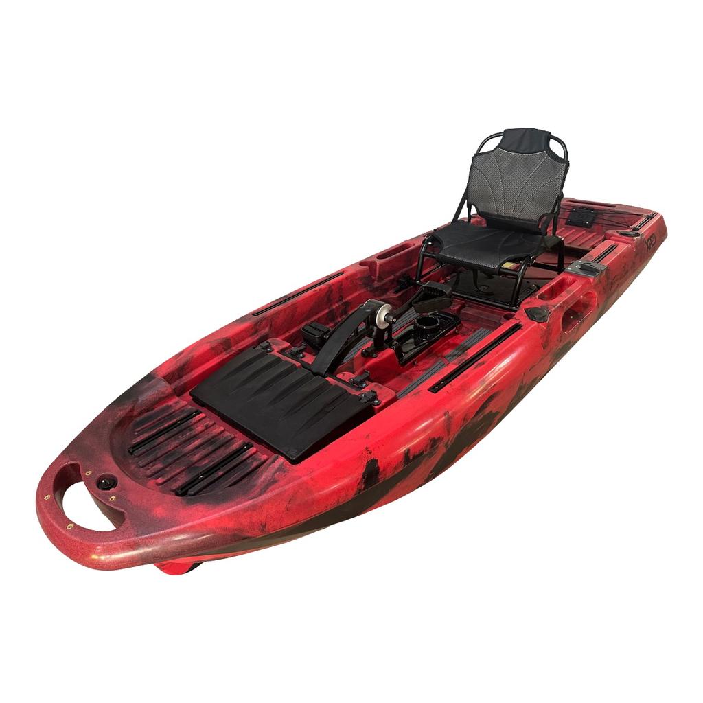 Miniatura Kayak de Pesca Steady Striker 105 XT - Color: Rojo/Negro