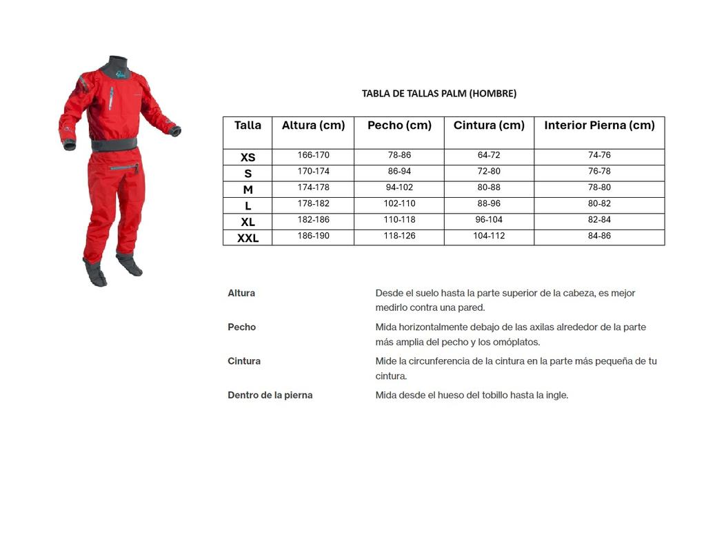 Miniatura Traje Seco Palm Rescue Suit -