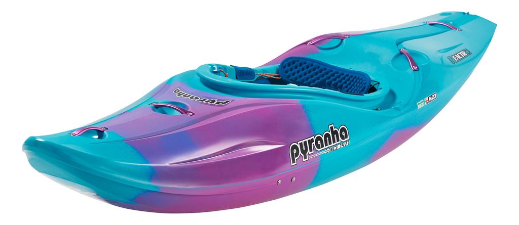 Miniatura Kayak Pyranha ReactR - Color: Contiga Blue (Turquesa/Fucsia)