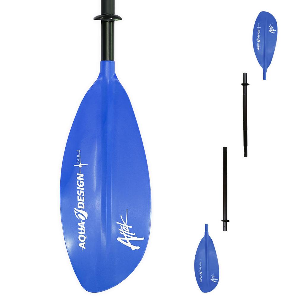 Miniatura Remo Kayak Attak 4 Pc - Color: Azul