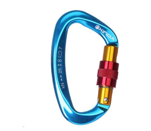 Mosqueton Rock Screw Clip - Color: Azul