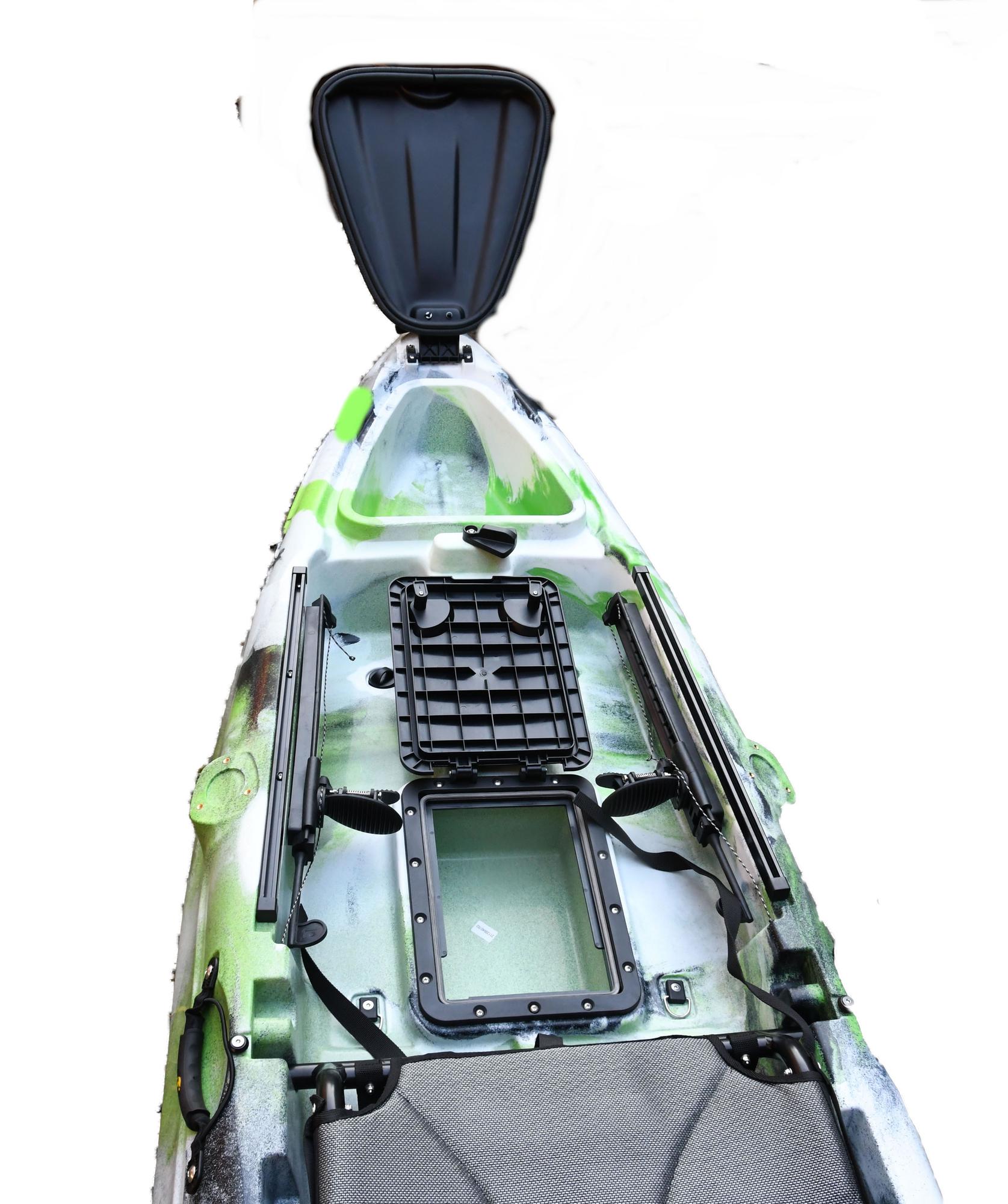 Miniatura Kayak de Pesca Rodster Single - Color: Verde/Blanco/Negro