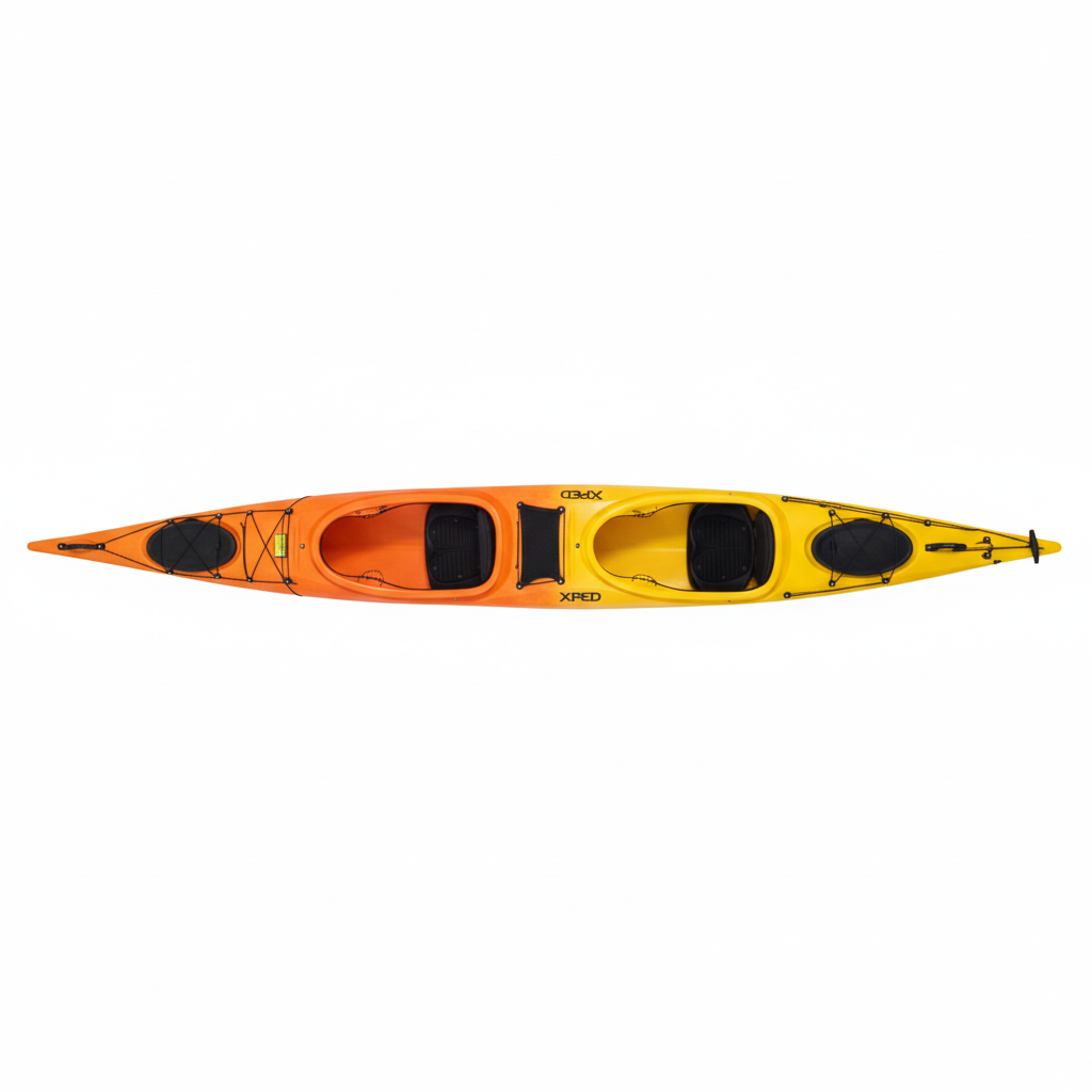 Kayak Shark Tandem - Color: Amarillo/Naranja