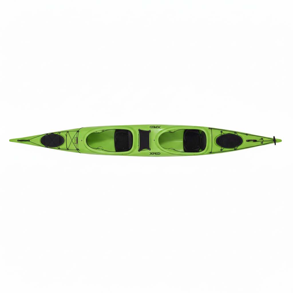 Miniatura Kayak Shark Tandem - Color: Verde