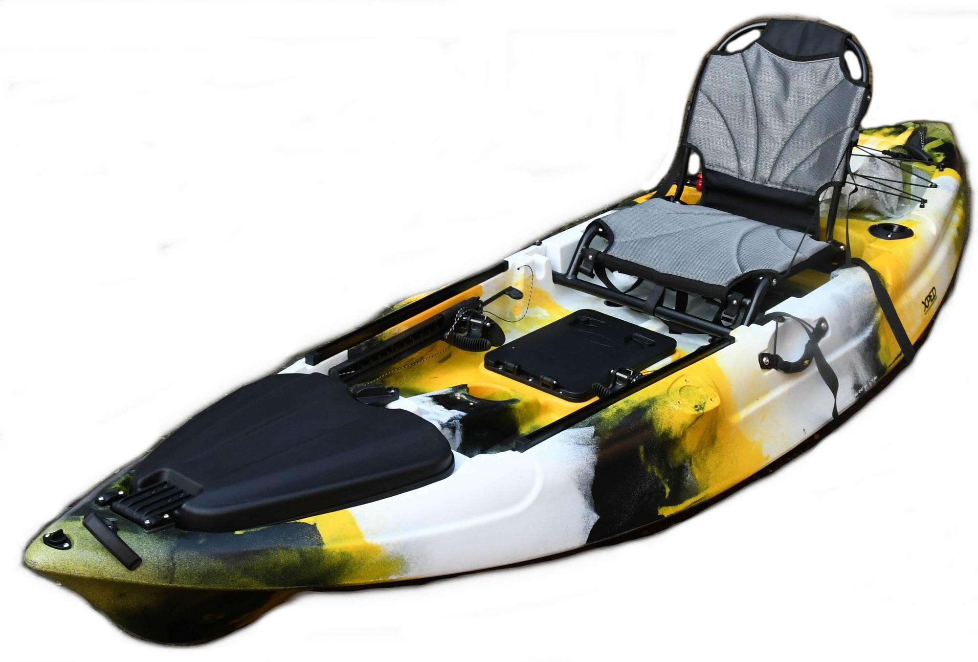Miniatura Kayak Rodster Single - Color: Amarillo/Blanco/Negro