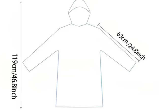 Miniatura Poncho Emergencia Xped - Color: Rosado