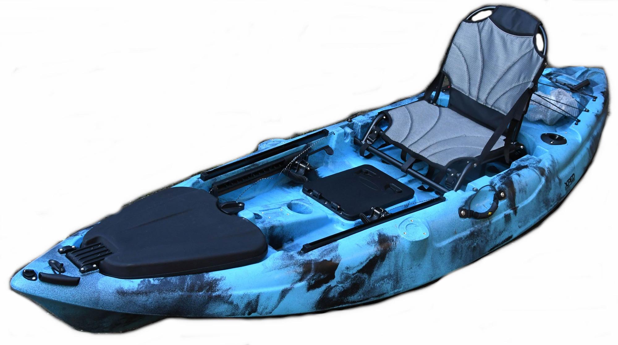 Miniatura Kayak Rodster Single - Color: Neon Blue/Negro