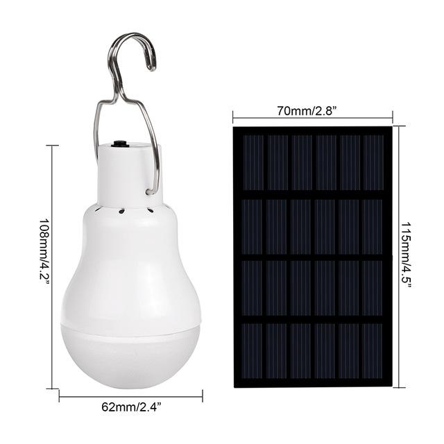 Lampara Solar con Panel