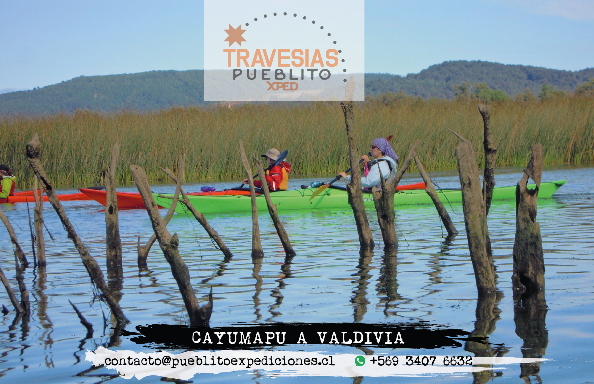 Travesía en kayak Cayumapu a Valdivia