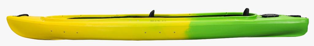 Miniatura Kayak Cruiser Tandem - Color: Verde/Amarillo