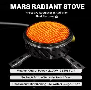 Cocinilla Integral Mars Radiant Stove - Color: Azul