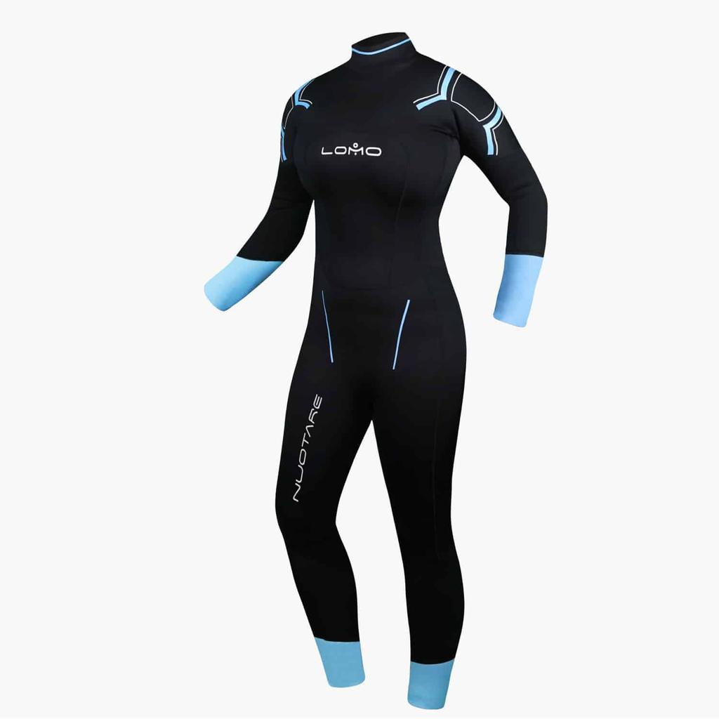 Miniatura Traje Neopren Natacion Womenn's Nuotare 3/2 - Color: Negro/Azul