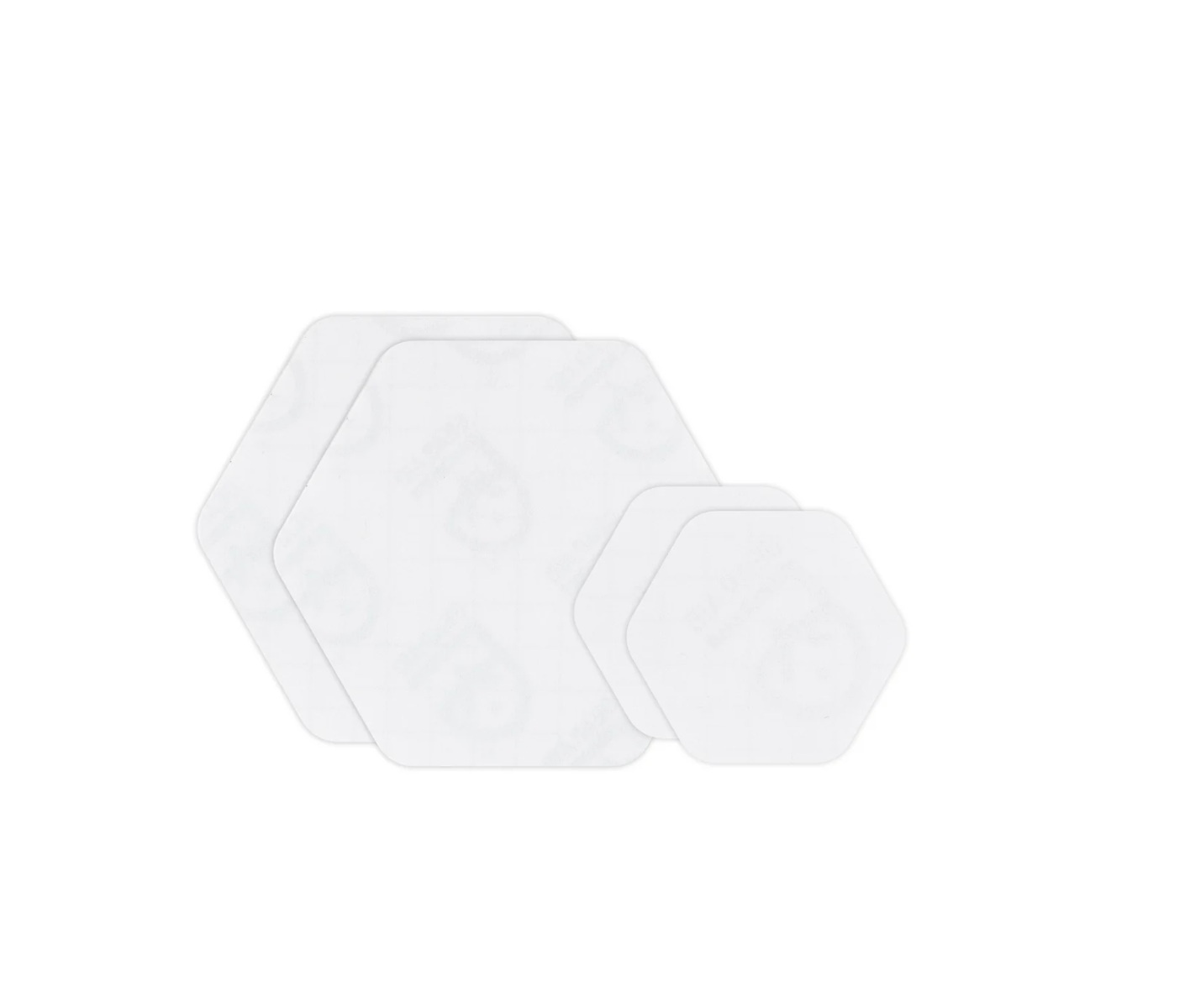 Parche Tenacious Hex Patches All Clear